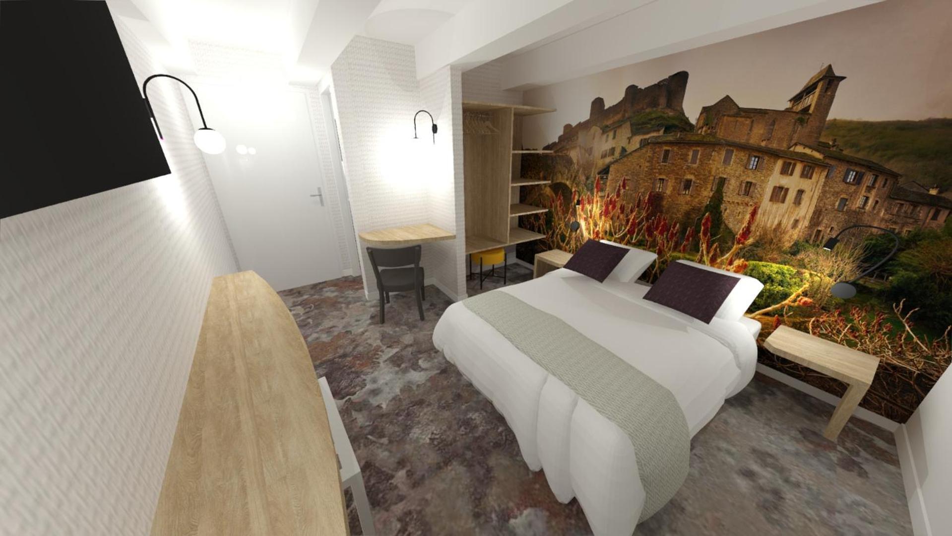 Hotel Restaurant Le Relays Du Chasteau - Logis Hotel Brousse-le-Chateau 外观 照片