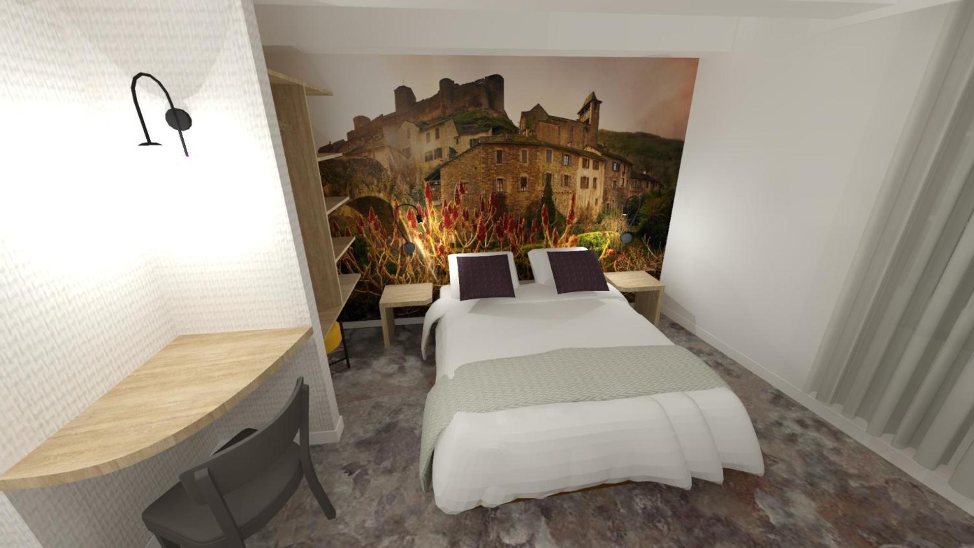 Hotel Restaurant Le Relays Du Chasteau - Logis Hotel Brousse-le-Chateau 外观 照片