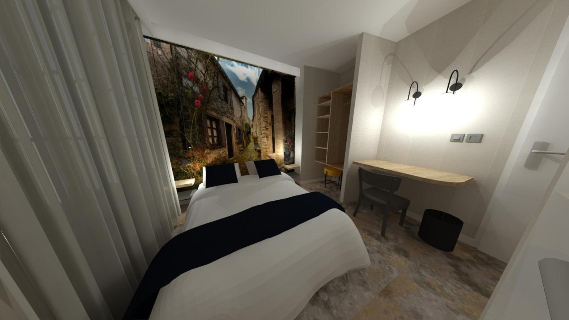 Hotel Restaurant Le Relays Du Chasteau - Logis Hotel Brousse-le-Chateau 外观 照片